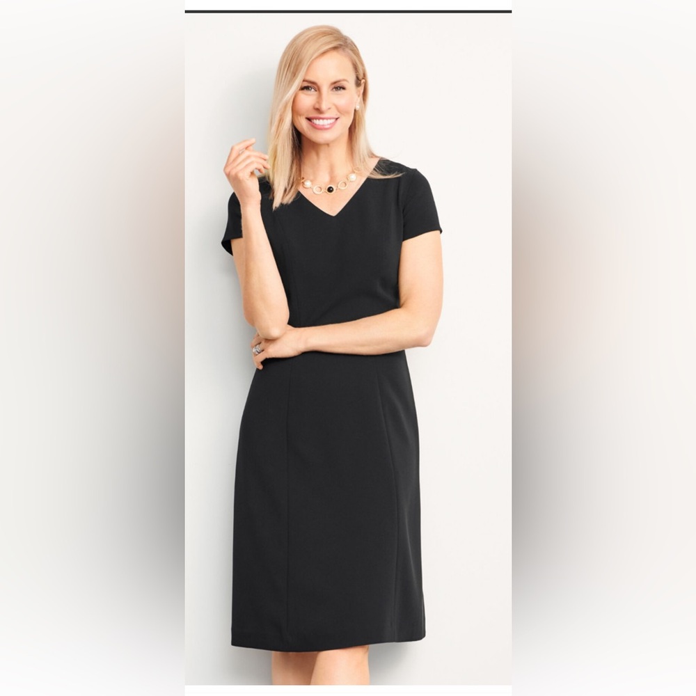 Talbot Petite Sz 6  Black Dress